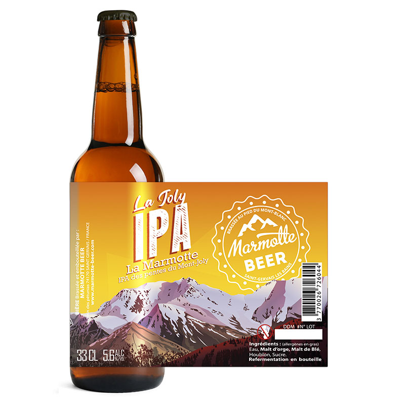 marmotte beer joly ipa microbrasserie mont blanc